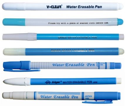 Water Erasable Pen、Water Soluble Pen、Textile Marker Pen